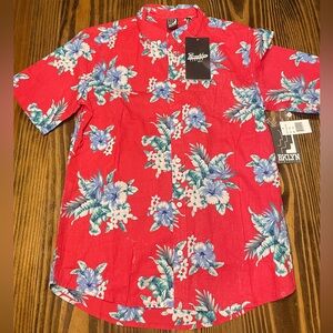 Brooklyn Cloth Red Floral Men's Shirt